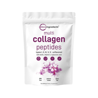 MULTI COLLAGEN PEPTIDES POWDER – ¡No Esperes Más para Ver el Cambio!