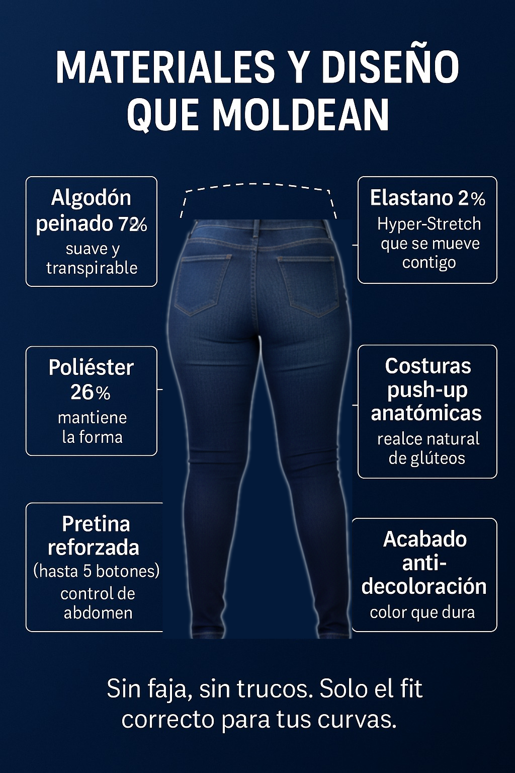 Coleccion 2025 Brionny Realce 360 Jeans