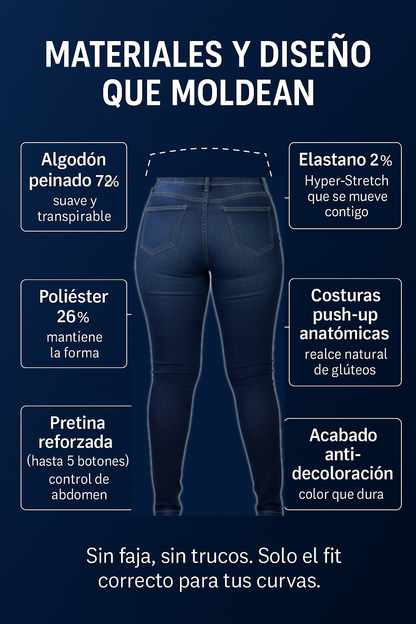 Coleccion 2025 Brionny Realce 360 Jeans